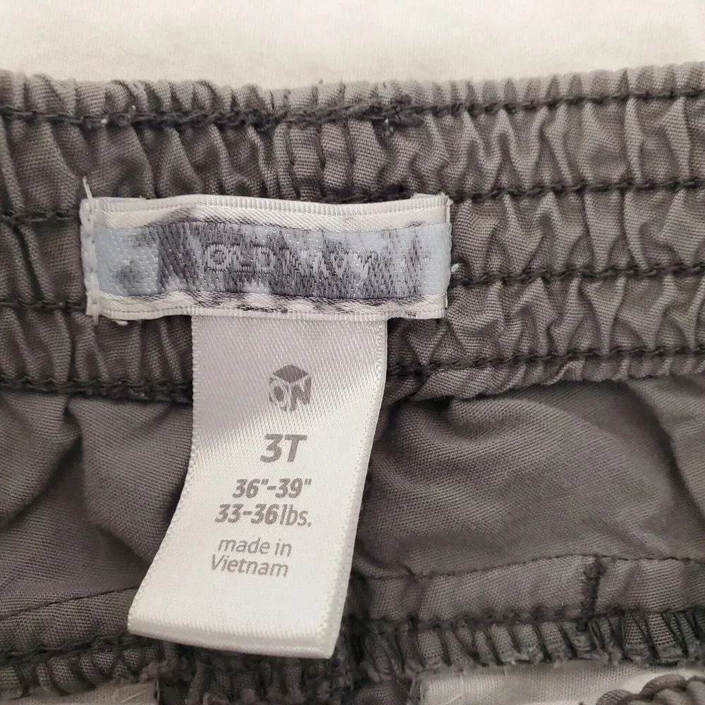 Old Navy Toddler‎ Boys Cargo Shorts Drawstring Grey Size 3T